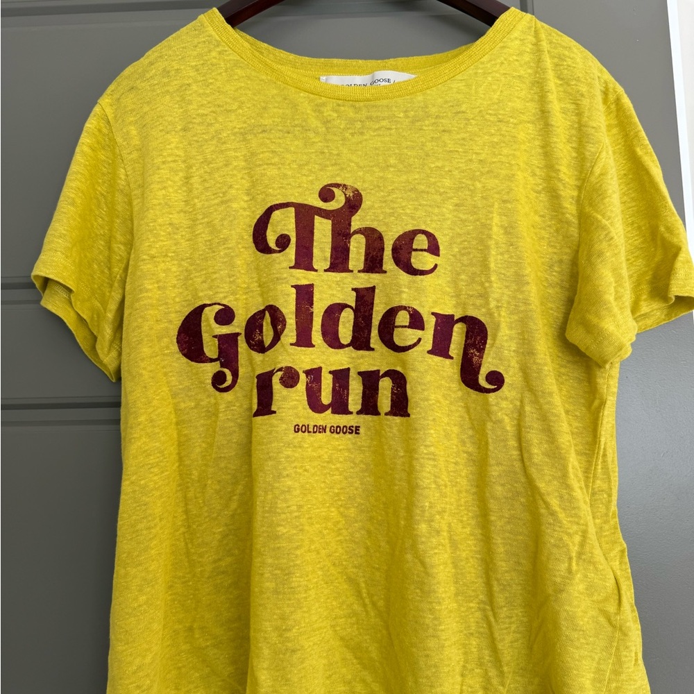 Golden Goose Yellow Crewneck Tee